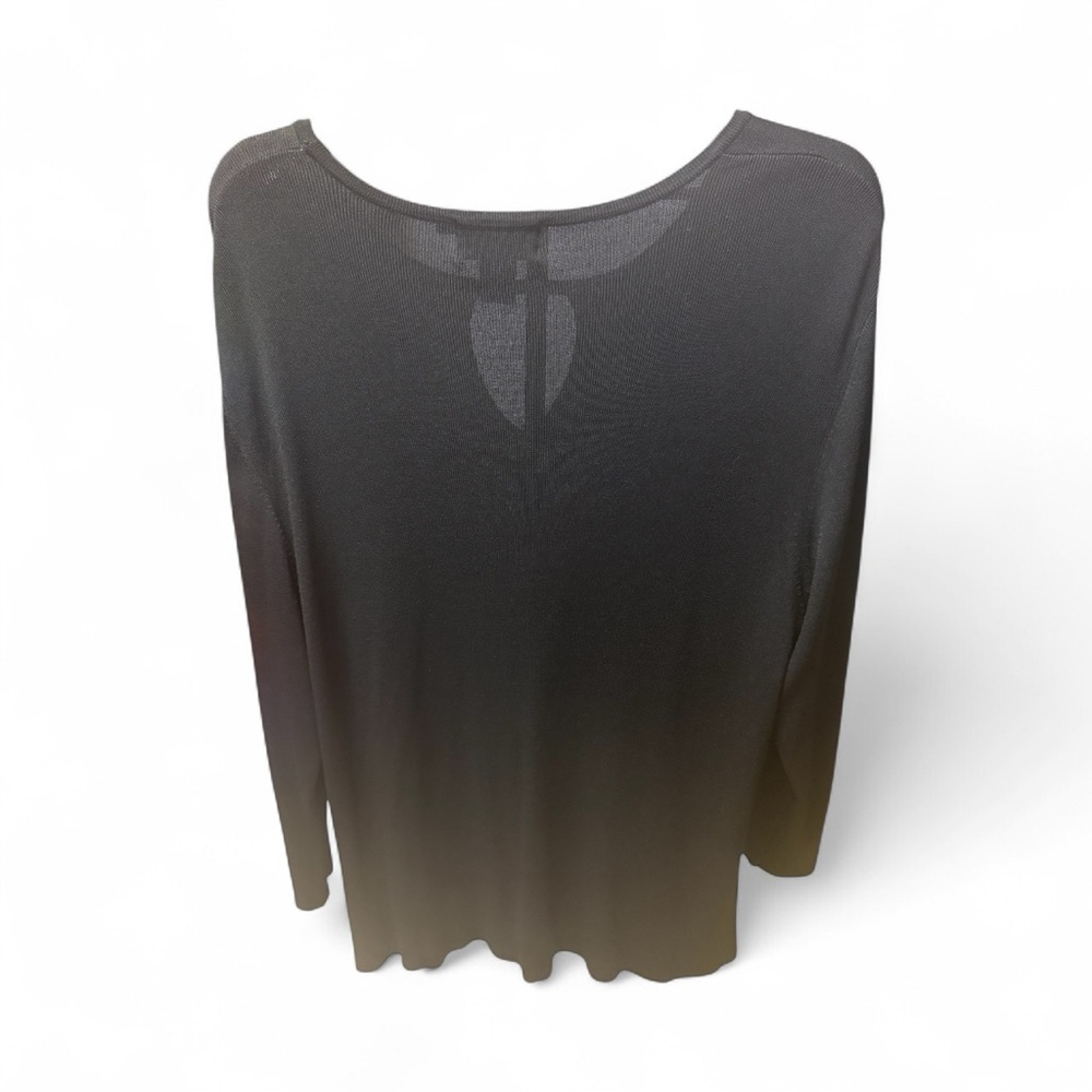 Classic Black Long Sleeve Women's Top